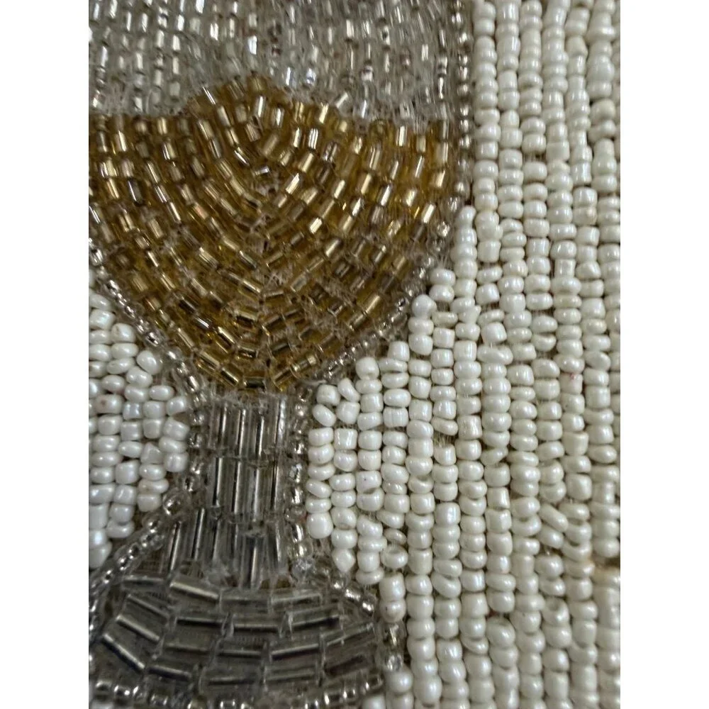 Folkulture Handmade Beaded Drink Coasters Set